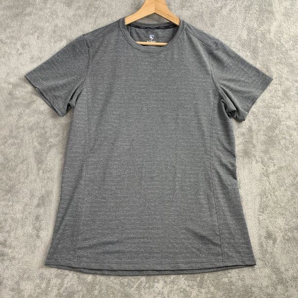 Kuhl Shirt Men Medium Gray AirKuhl Performance Tee Hiking Active Workout Outdoor - Picture 1 of 10